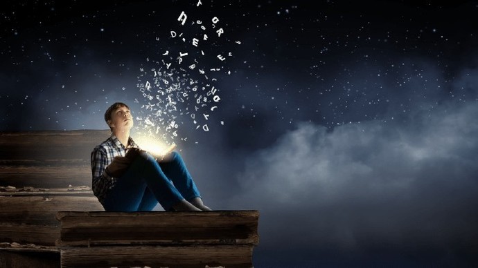 Do you agree that reading a book is looking at a dead tree and hallucinating?