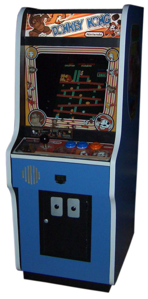 classic Donkey Kong that put Nintendo on the map for video games 1981