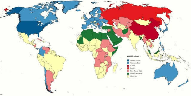 Which group is your country in: blue, yellow, red, green?