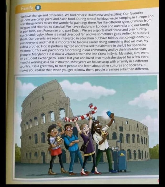 Woke school officials atempts to indoctrinate school kids to think that irish history culture, family ðnicity is not ok. Thoughts?
