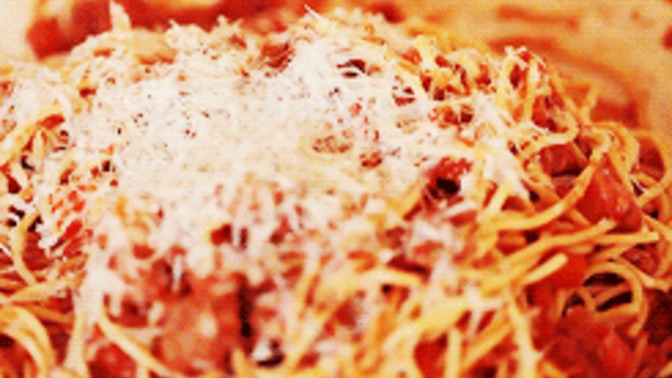 Do you like to put parmesean cheese ontop of your spaghetti?