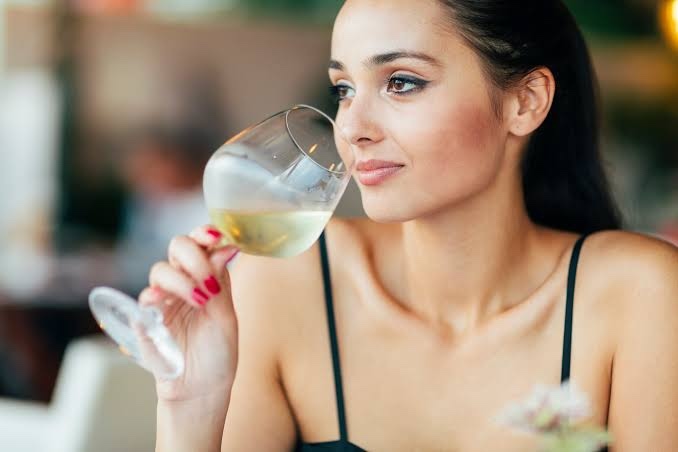People drink wine only for something positive?