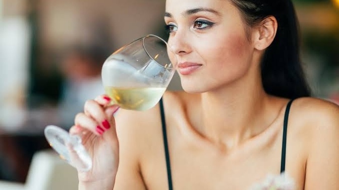 People drink wine only for something positive?