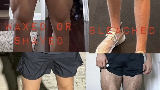 What amount of Leg Hair is most attractive on a man?