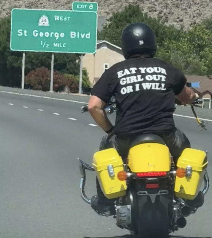 What do you think of this bikers t-shirt?
