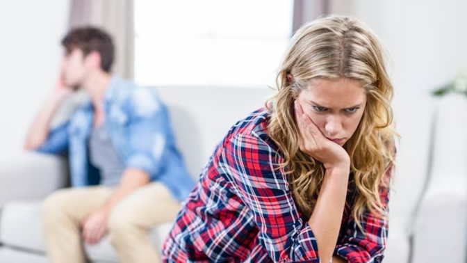 Anytime I get upset my boyfriend just leaves and won't talk to me, what can I do?