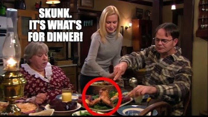 Did you know that skunk is edible? Have you ever tried it?