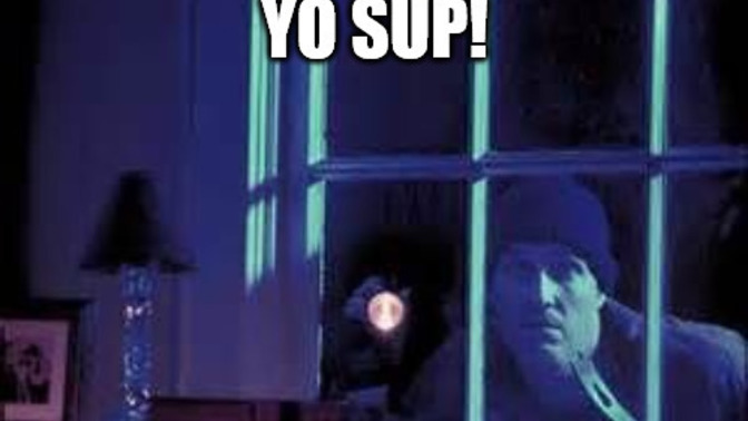 If someone tried breaking in your house but was caught & told the cops they were just breaking in to chat with you peacefully would you believe them?