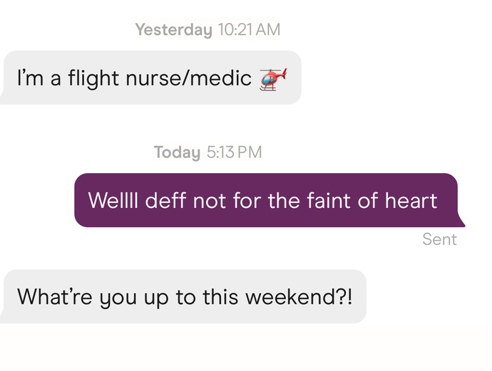 Is this conversation worth continuing? I initially felt like the guy (35M) wasn’t asking enough questions about me (29F)?