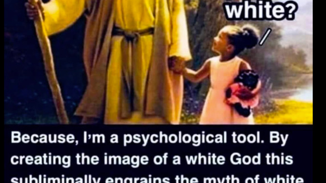Are there hidden dangers in having a proliferation of images of a Caucasian Jesus?