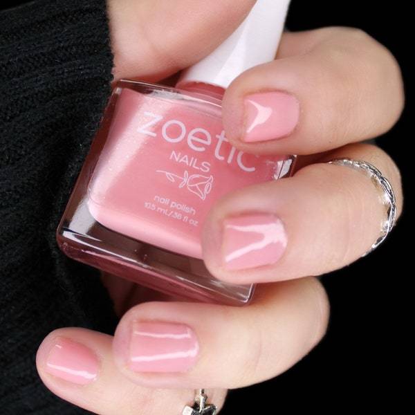 I love pink polish, it looks really cute. Normally not too overwhelming either, just a subtle cute color.