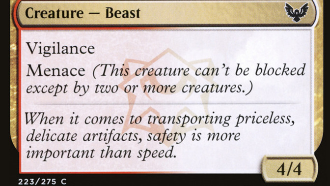 Relic Sloth: Have you ever Drafted a more powerful Creature in Rochester Draft?