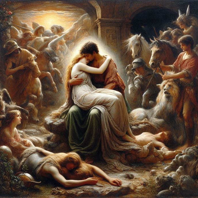 If your love story were turned into an art exhibit, what would the centerpiece be?