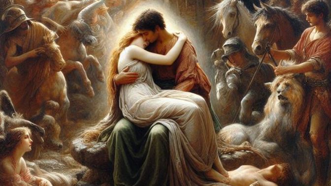 If your love story were turned into an art exhibit, what would the centerpiece be?