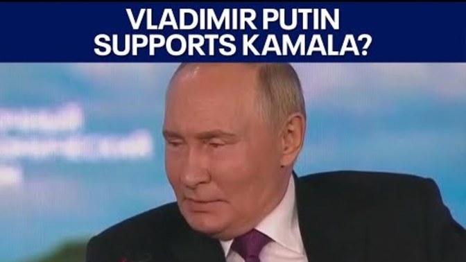 Wow, Trump's buddy Putin supports Harris; how are you trump-supporting {proud & naive} friends doing today - are you kids hanging in there?