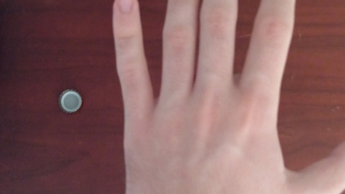 Do you think my hand is too big or normal size?