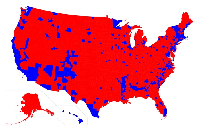 Is it true that the more North you go in the US, the more conservative it gets?