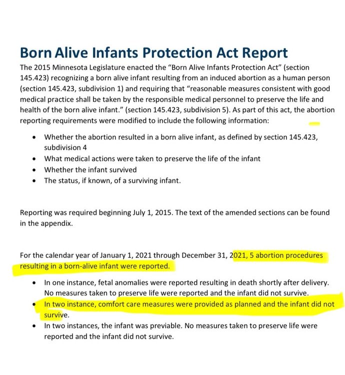 Is this an example of the post-birth abortion that Trump was talking about?