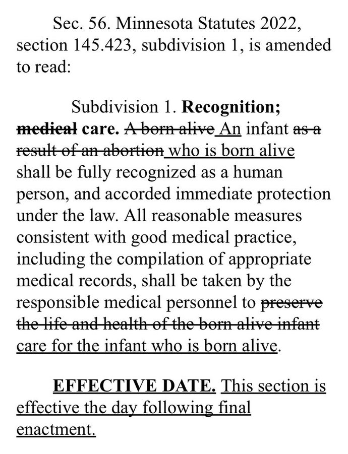 Is this an example of the post-birth abortion that Trump was talking about?