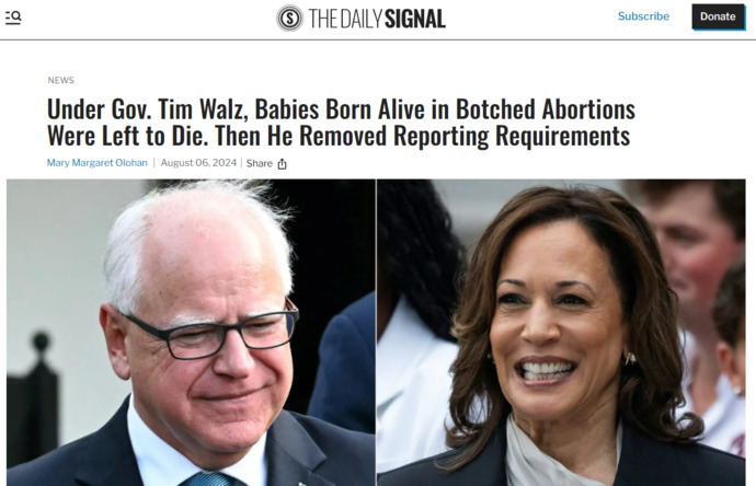 Is this an example of the post-birth abortion that Trump was talking about?