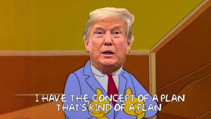 Do you have any 'concepts of a plan' currently?