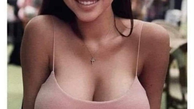 Would this woman's crucifix stop you from approaching her?