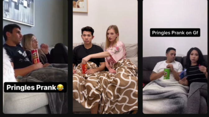Are you aware of the YouTube Pringle Prank trend?