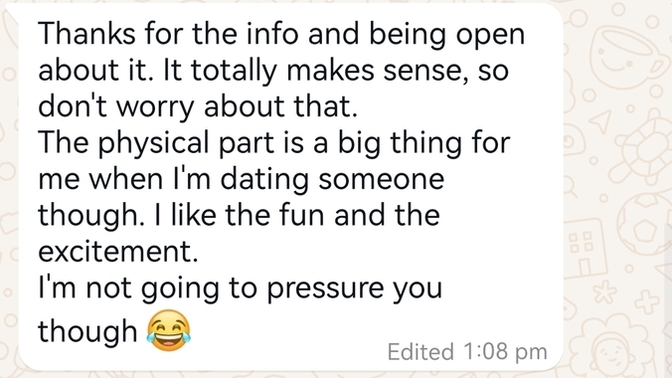 Can men help to understand what this guy means?