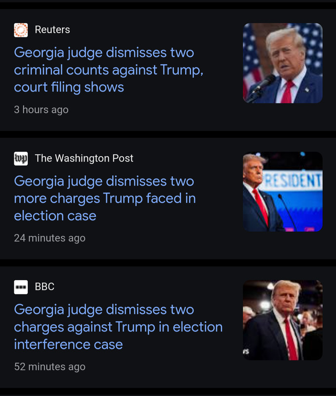 =BREAKING= Judge dismisses more fake legal charges against President Trump. Is this the end for the Democrats political persecution machine?