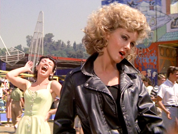 Olivia turning up the heat... in Grease