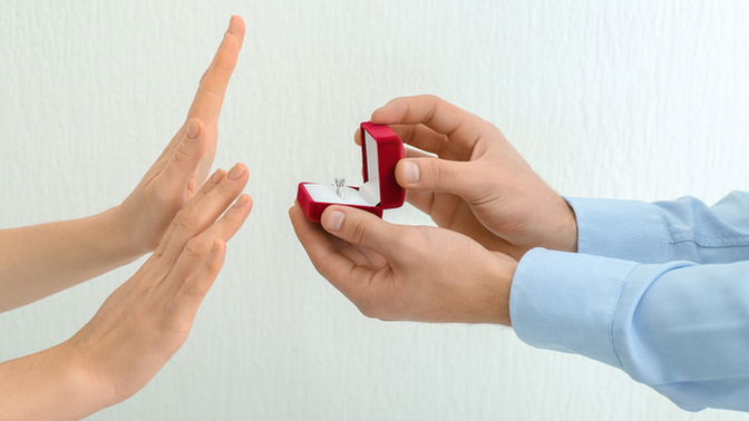 Should you break up after a rejected proposal?
