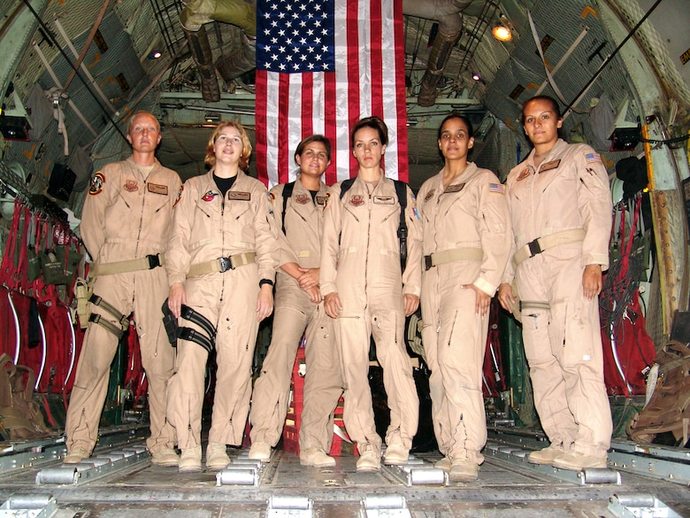 Which gender is generally built for military combat, men or women?