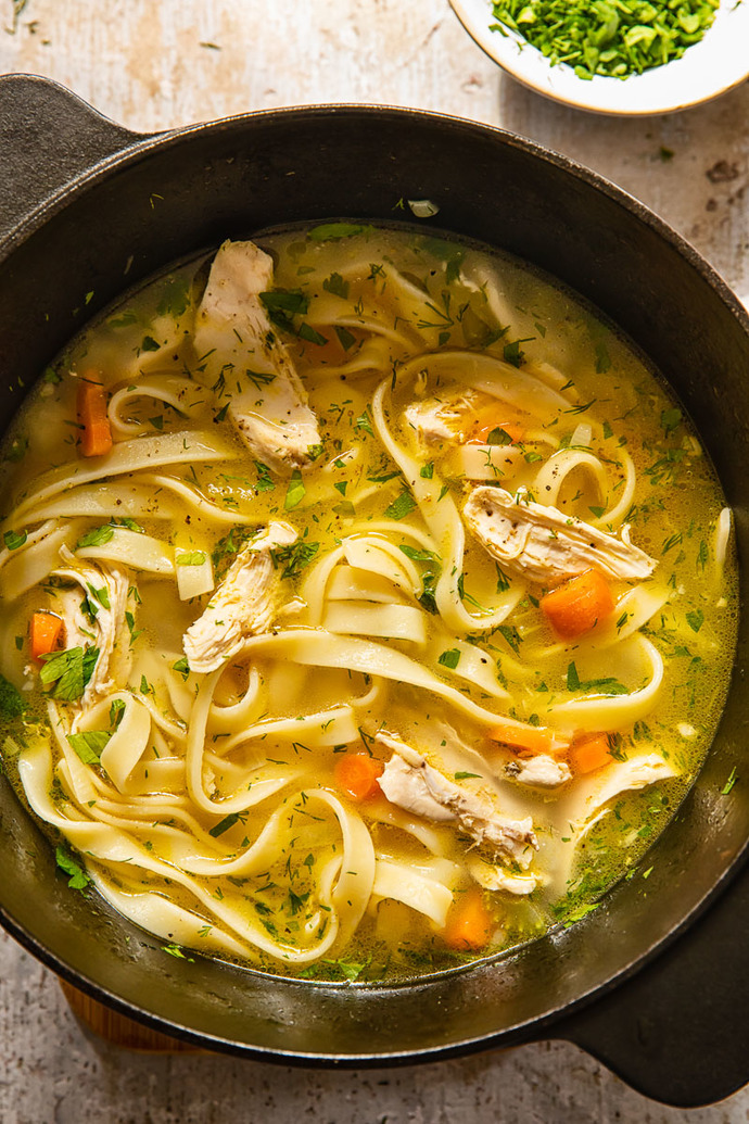 What could I add to chicken noodle soup to flavor it up more?