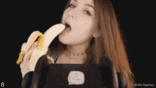 How do I eat a banana in front of men?