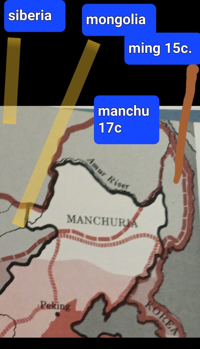 From paper history, manchu ruled china from 1760, 350 after ming started