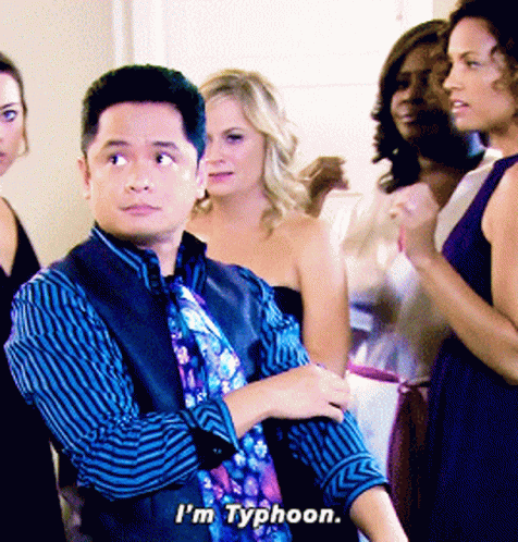 Are you scared of typhoons?