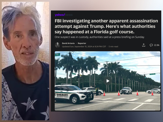 So…still no gun safety laws when former criminal tried assassinating Trump again with fully auto AK?