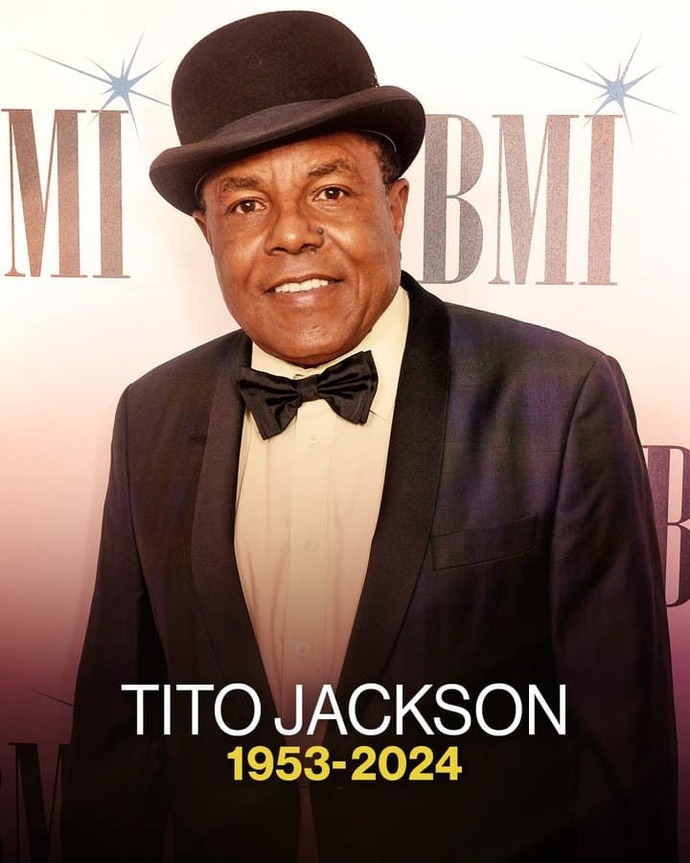 What are your thoughts of the news about Michael Jackson’s brother and legendary Jackson 5 Guitarist, Tito Jackson just passed away at the age of 70?