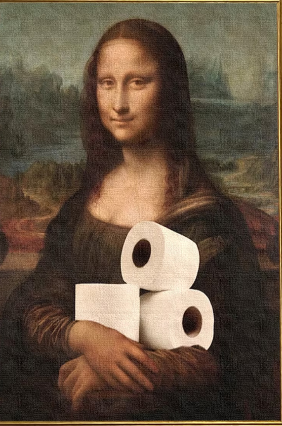 What famous pictures have been copied a lot in other art?