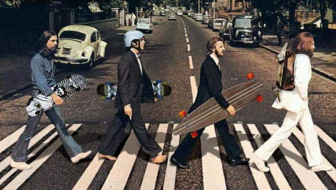 What famous pictures have been copied a lot in other art?