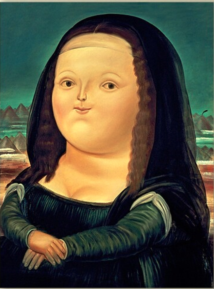 What famous pictures have been copied a lot in other art?
