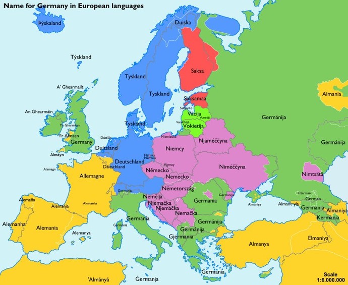 Why isnt Germany called Deutschland in English?