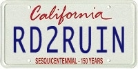 What is on your license plate?