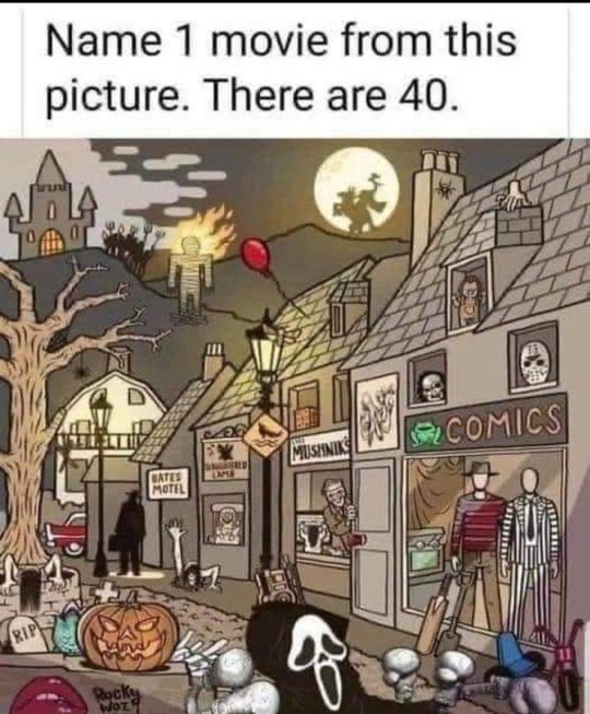 What movies can you find in the picture?