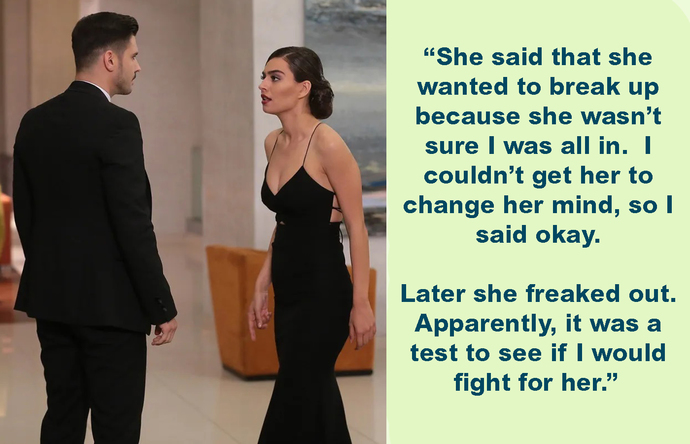 Since he didnt continue fighting for her after she returned did she make the right decision when she broke her engagement to go a girls trip?