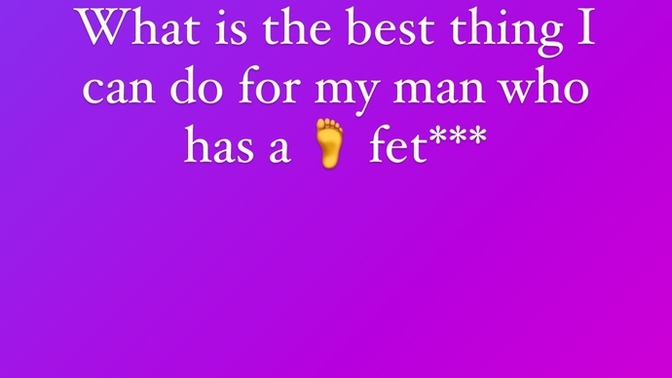 What is the best thing I can do for a man who?