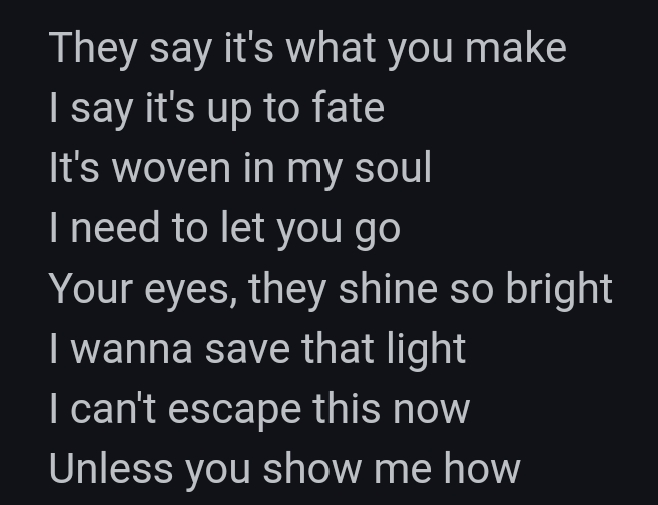 Which song bridge do you like the best?