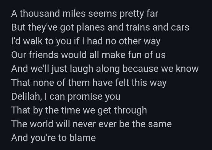 Which song bridge do you like the best?
