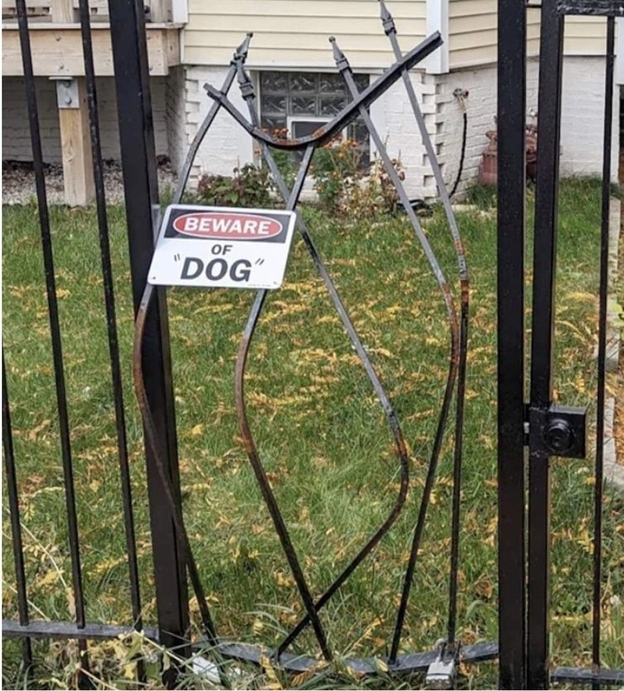 What do you use as a deterrent to keep people off of your property?