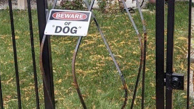 What do you use as a deterrent to keep people off of your property?